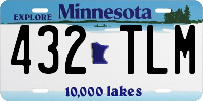 MN license plate 432TLM