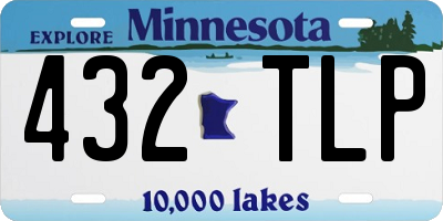 MN license plate 432TLP