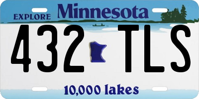 MN license plate 432TLS