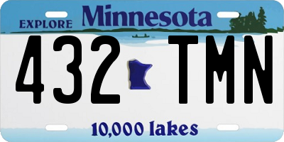 MN license plate 432TMN