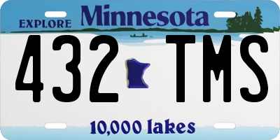 MN license plate 432TMS