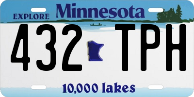 MN license plate 432TPH