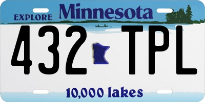 MN license plate 432TPL