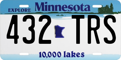 MN license plate 432TRS