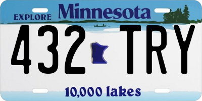 MN license plate 432TRY