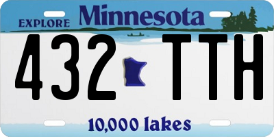 MN license plate 432TTH