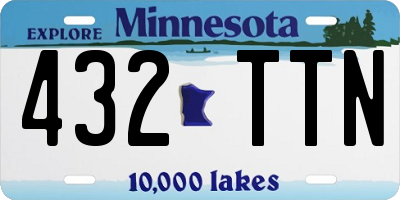 MN license plate 432TTN