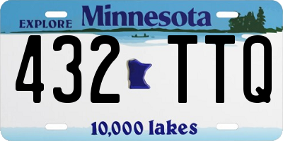 MN license plate 432TTQ