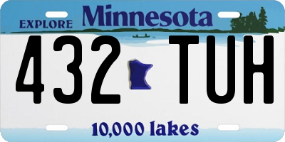 MN license plate 432TUH