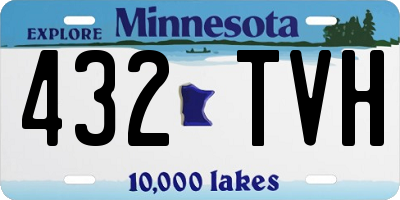 MN license plate 432TVH