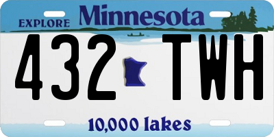MN license plate 432TWH