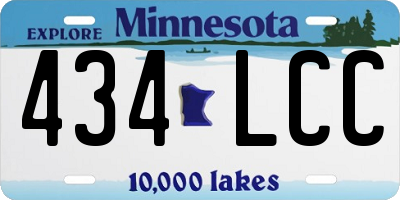 MN license plate 434LCC