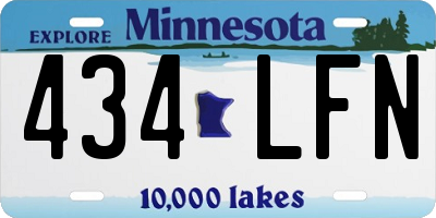 MN license plate 434LFN