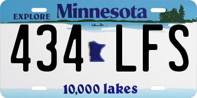MN license plate 434LFS
