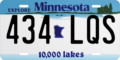 MN license plate 434LQS