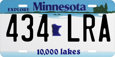 MN license plate 434LRA