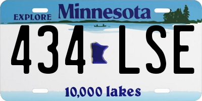 MN license plate 434LSE