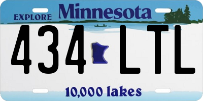 MN license plate 434LTL