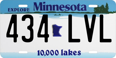 MN license plate 434LVL