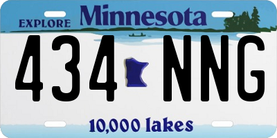 MN license plate 434NNG