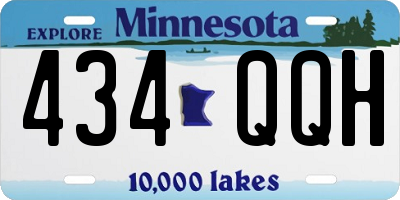 MN license plate 434QQH