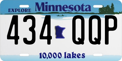 MN license plate 434QQP