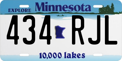 MN license plate 434RJL