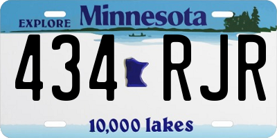 MN license plate 434RJR