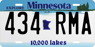 MN license plate 434RMA