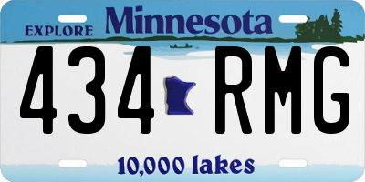 MN license plate 434RMG