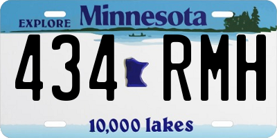 MN license plate 434RMH