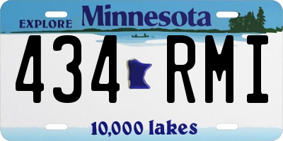 MN license plate 434RMI