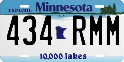 MN license plate 434RMM