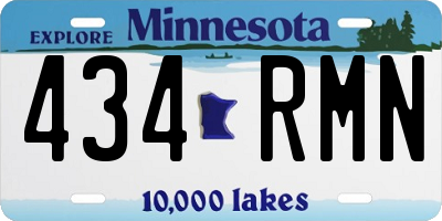 MN license plate 434RMN
