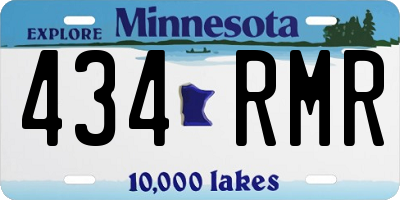 MN license plate 434RMR