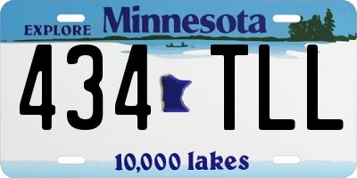 MN license plate 434TLL