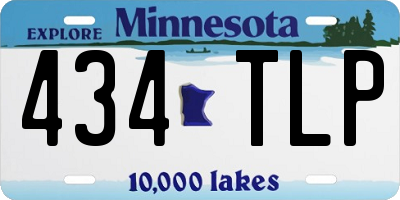 MN license plate 434TLP