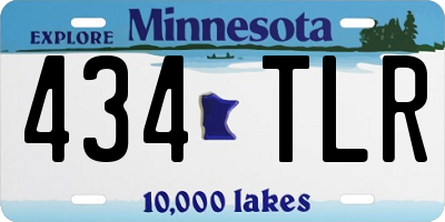 MN license plate 434TLR