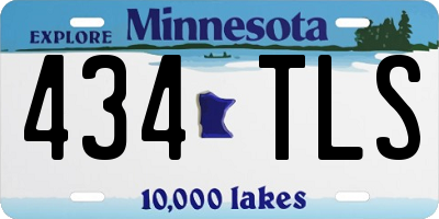 MN license plate 434TLS