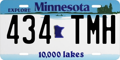 MN license plate 434TMH