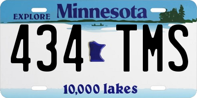 MN license plate 434TMS