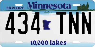 MN license plate 434TNN
