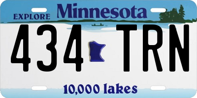 MN license plate 434TRN