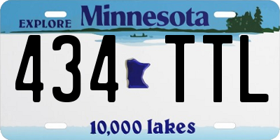 MN license plate 434TTL
