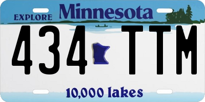 MN license plate 434TTM