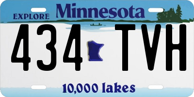 MN license plate 434TVH