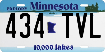 MN license plate 434TVL