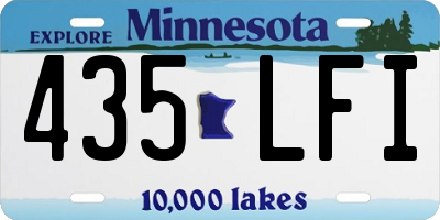 MN license plate 435LFI