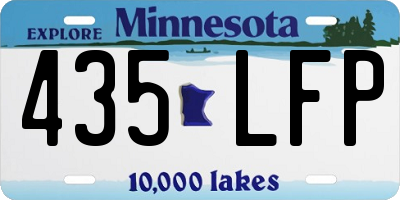 MN license plate 435LFP