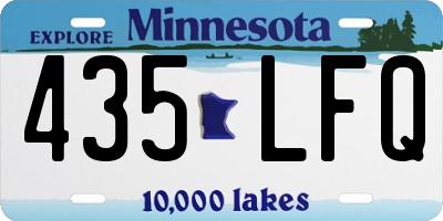 MN license plate 435LFQ